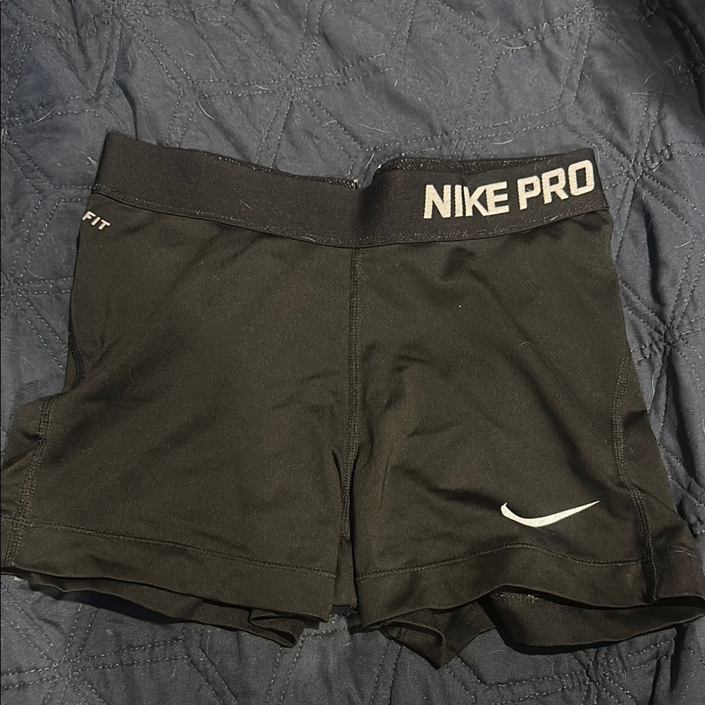 Nike Black Athletic Shorts Compression Fit